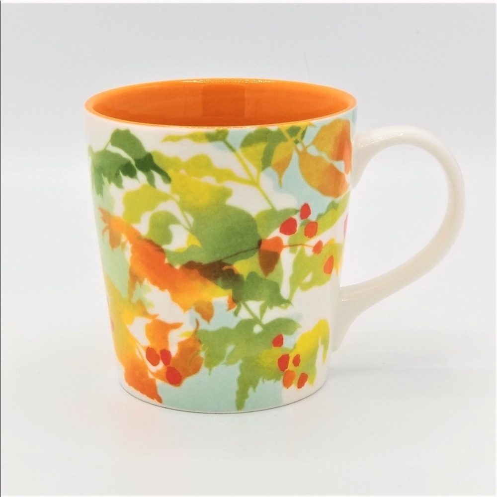 Starbucks 2008 Leaves and Berries coffee mug cup